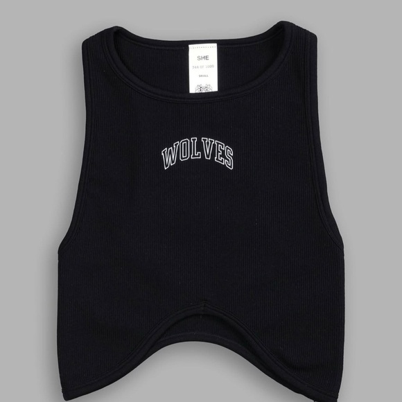 Darc Sport Tops - Darc Sport  Wolves Crop Top